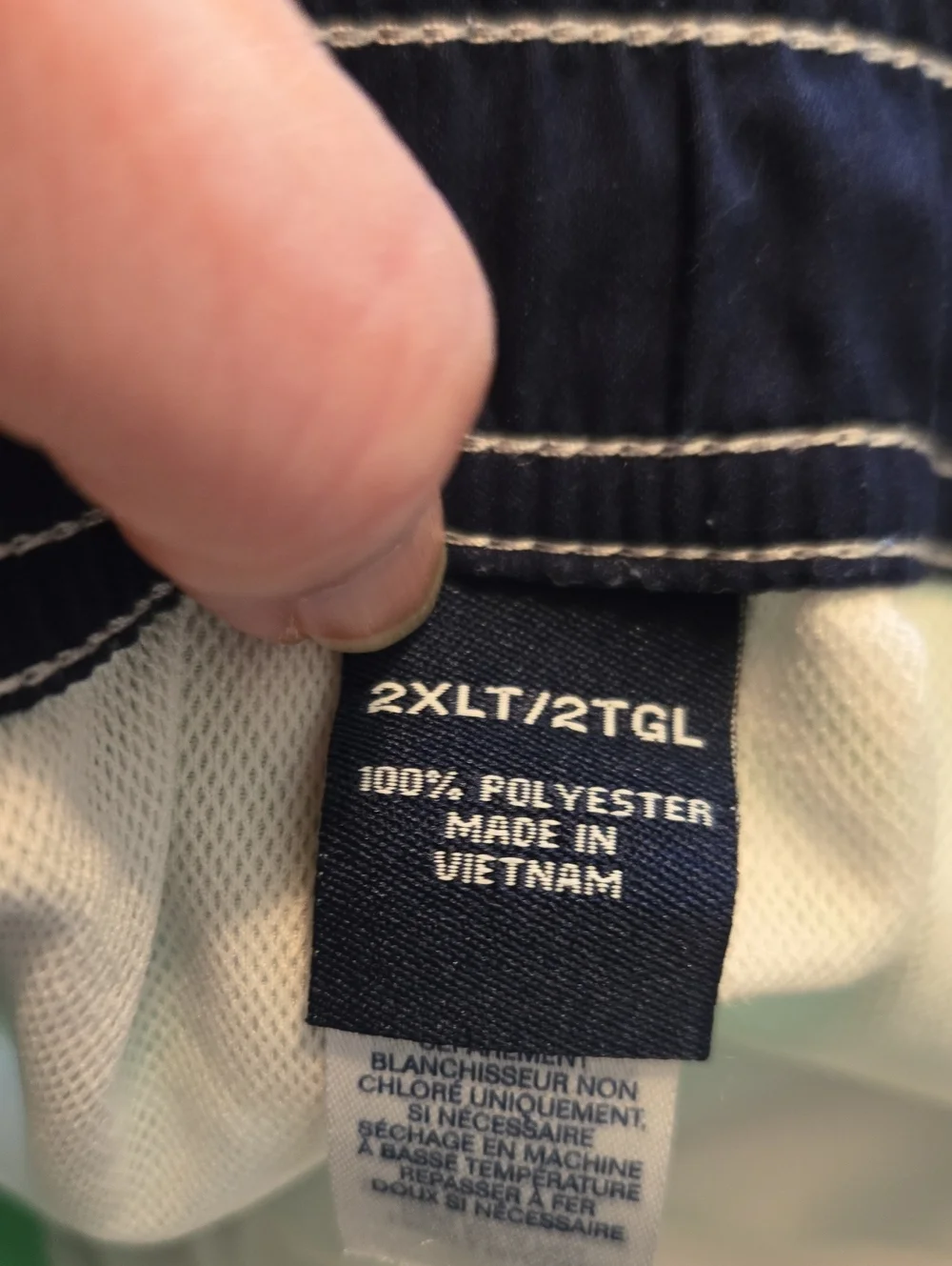 2 Pair Big And Tall Swim Shorts